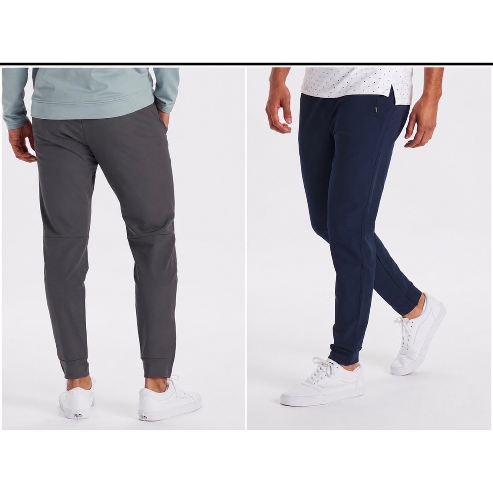 UNRL Mens Performance Pant XL Midnight Navy Charcoal Gray Jogger Lot of 2 NWT